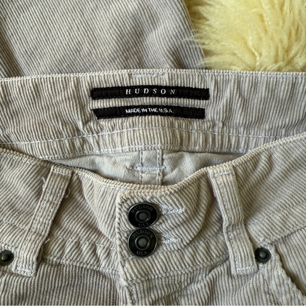 Vintage Y2K Hudson Jeans Heather Khaki Corduroy Pants - Picture 2 of 6